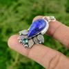 Daughters Day Deal Sodalite Stone Swiss Blue Topaz 925 Silver Pendant Jewelry