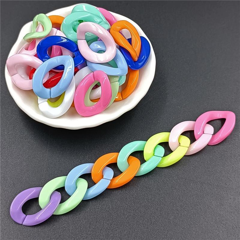 10 шт. 17*24 мм цепочка для мороженого, аксессуары из бисера, свободные бусины, брелок для ключей, цепочка, ожерелье, браслет, кулон, сделай сам, поиск изготовления ювелирных изделий