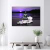 Canvas print, Buddha on stones