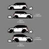 Контурные наклейки на автомобиль для MINI Cooper S R55 R56 F56 F55 F57 F60 R60 Countryman JCW Виниловые декоративные наклейки Аксессуары для тюнинга авто