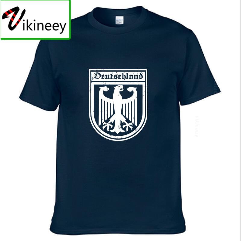 Германия GerUnisex Флаг Герб GerUnisexy Орел Футболка Унисекс Новая Мода Унисекс Круглый Вырез Футболка Харадзюку Топы Рубашки День Отца