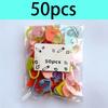 50PCS Colorful Stitch Markers Heart Shape Knitting Needle Clips Plastic Crochet Pins for DIY