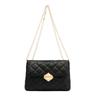 Lattice Shoulder Bag For Women PU Leather Flap Crossbody Bag Female Luxury Chain Messenger Pack Handbag and Purse