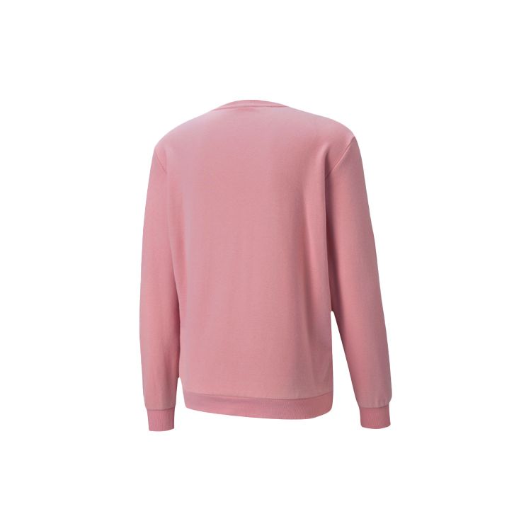 Puma Logo Casual Sport Pullover Sweatshirt Men Tops Blush-Pink 585209-14