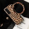 Cute Leopard Bunny Ears Leather Phone Case For Samsung Galaxy Z Fold3 4 S22 S21 S20 A12 A22 A32 A52 A72 A03s A13 A33 A53 A73 M53