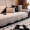 New Special-Shaped Sofa Cushion, Four-Season Universal Light Luxury Non-Slip Sofa Cover, Living Room Leather Sofa, Advanced Seat Cushion