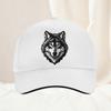 Унисекс стираная хлопковая бейсболка с принтом воющего волка, кепка дальнобойщика, унисекс, женская, для гольфа, спорта, защита от солнца, регулируемая, для улицы, пешего туризма