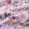 Платье из шифона с принтом 'Blossom Radiance', V-образный вырез, с поясом, асимметричный подол