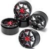 Дюймовые Колеса RC Колеса с внутренним бедлоком Шина Внутренние Колеса с бедлоком Ступица Совместимы с Wraith 90018 RC Гусеничный автомобиль Красный 2.2 #24 (5 шт., +