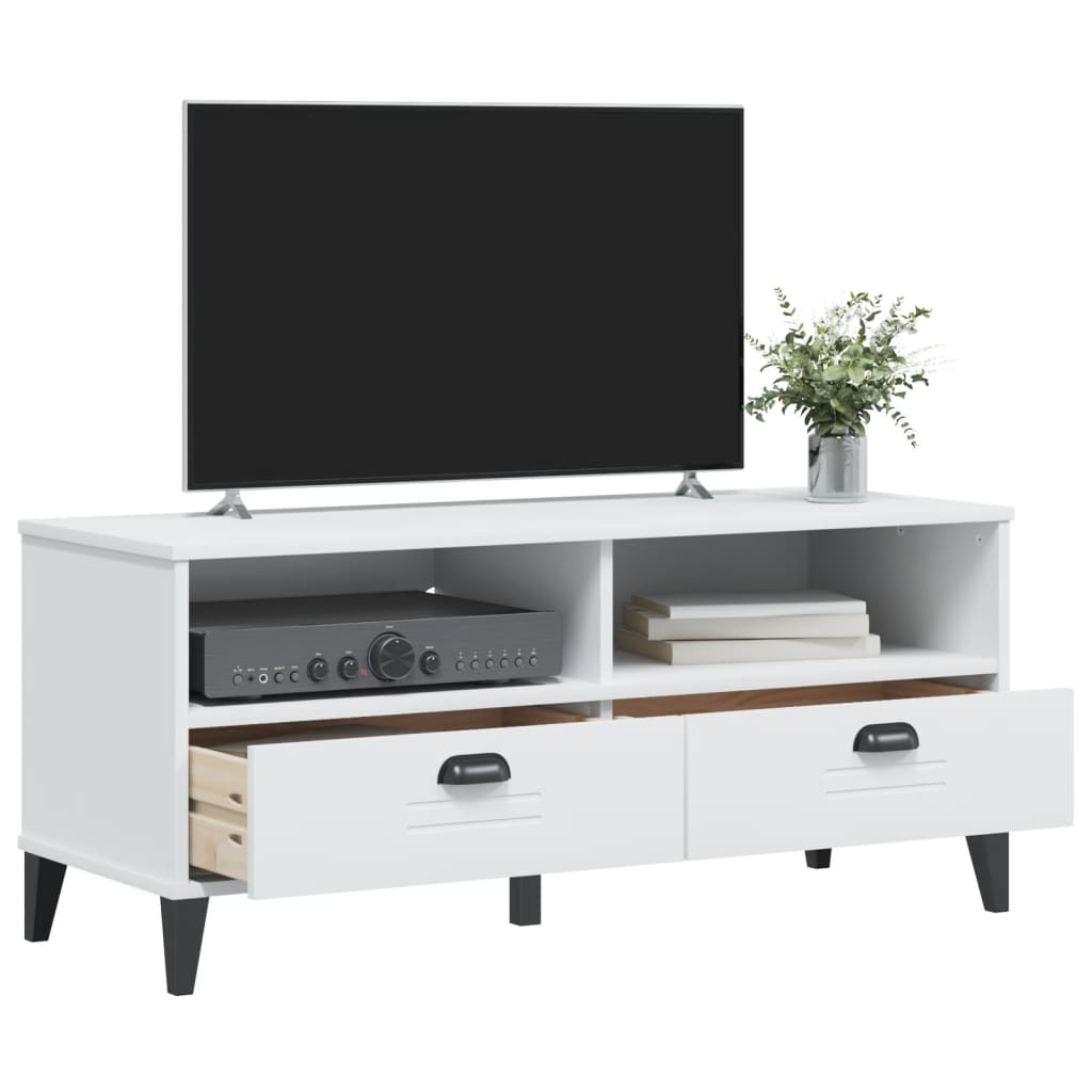 TV Cabinet VIKEN White Particleboard