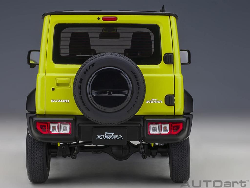 AUTOart Suzuki Jimny Sierra Roof Finished Product 78506 1/18 (JB74) Yellow/Black