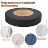 Новая клейкая лента для подкладки 60 м, двусторонняя, для DIY, шитья, нетканая, инструмент для шитья для укорачивания, ремонта брюк