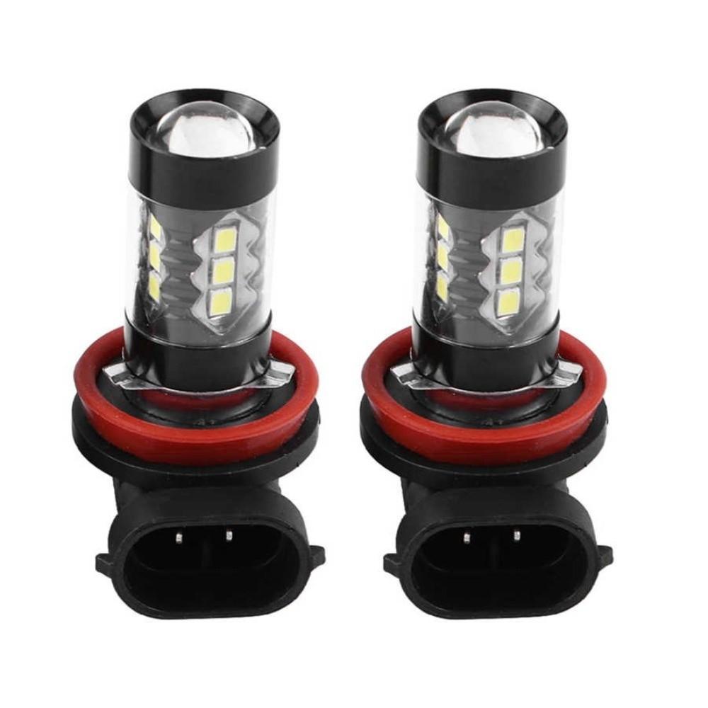 2Pcs 12V-24V Daytime Running Lights H11 Compatibility Car LED Bulbs High Power LED Bulbs For Cars