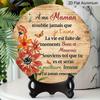 2D Flat Retro French Aluminum Wall Decoration, Available in Various Sizes with An Antique Wood Grain and Pastoral Style, Is An Ideal Choice for Home