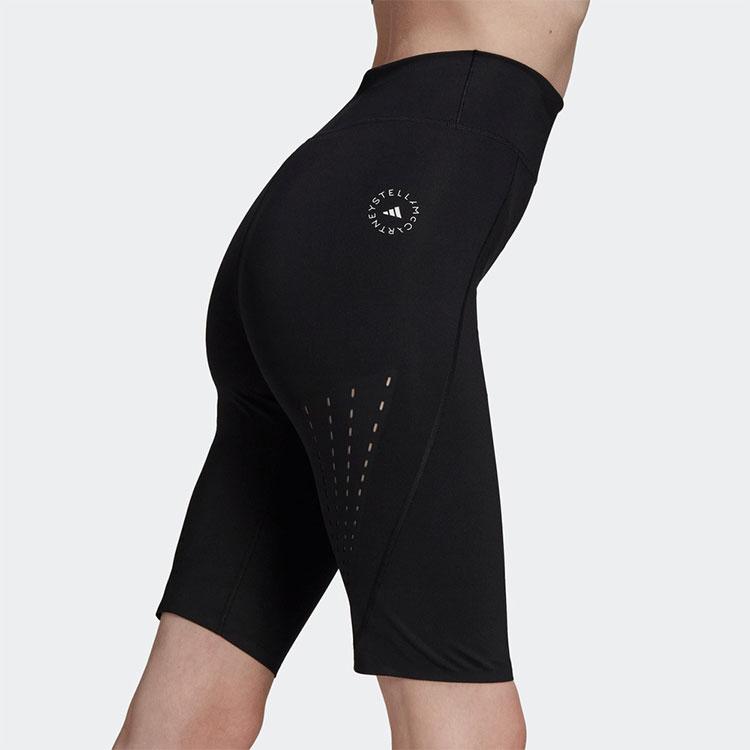 adidas Спортивные шорты с принтом алфавита женские, черные HD9107