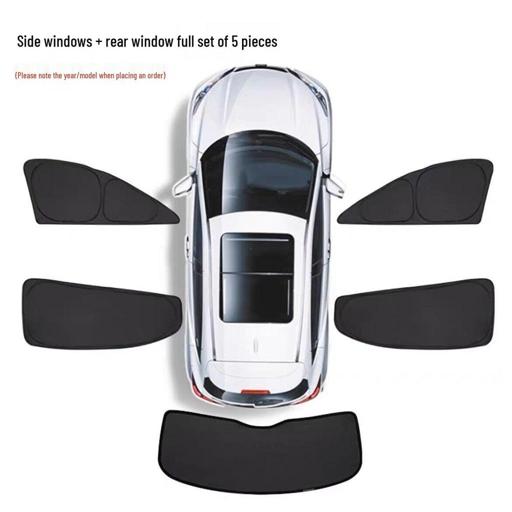Xiaopeng G6/G9 Car Window Sun Shade: Heat Insulation & Privacy Protection for Camping & Ice Shield Side Window.