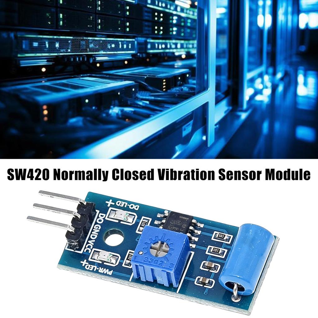 5 шт. Металлический модуль переключателя вибрации SW420 для промышленной автоматизации, охранной сигнализации, сенсорный для проекта микроконтроллера