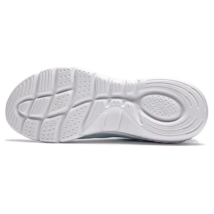 Li Ning Easy Fit Fle Ткань Низкие Кроссовки для Бега Женские Бело-Синие ARSU030-3