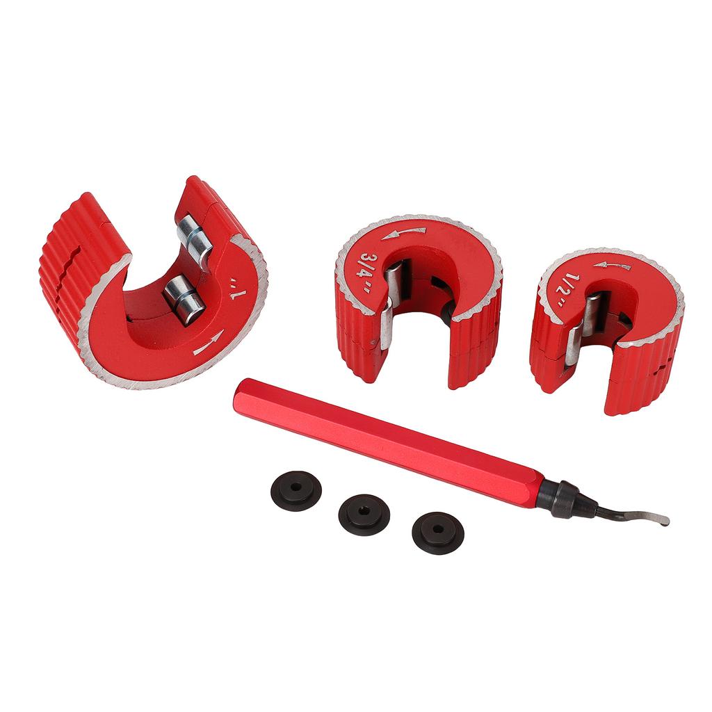 Circular Tubing Cutter Deburring Tool 1 2 3 4 1 Inch Compact Pipe Cutter for PVC Copper Aluminium Pipes HVAC