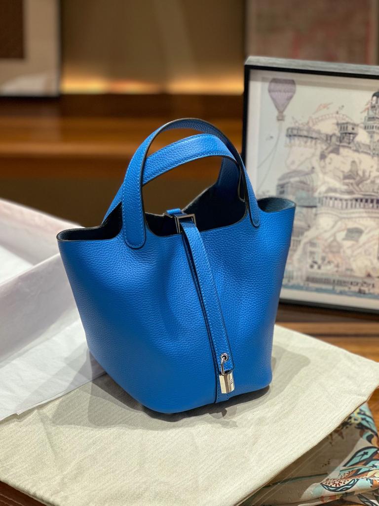 Picotin18 Сумка-тоут с ручкой половинной длины из коровьей кожи верхнего слоя Сто стилей Классическая женская сумка Сумка