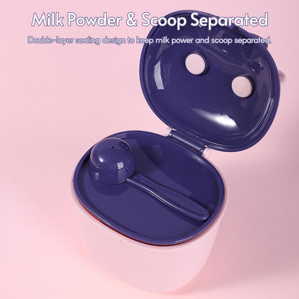 Диспенсер для детского питания, 150 мл, дорожный контейнер для детского сухого молока с совком, выравнивателем, ручками для переноски