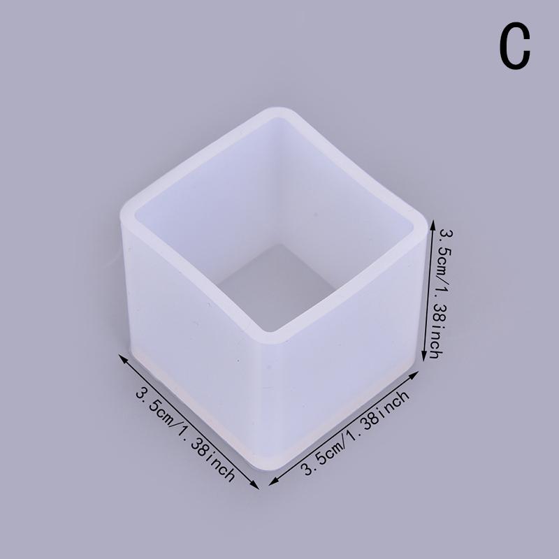 1 шт., силиконовая форма для свечей в форме куба, квадратная форма для поделок из гипса