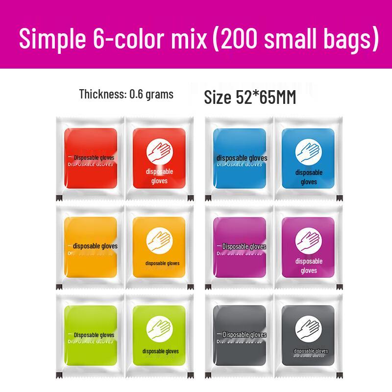 Одноразовые перчатки из полиэтилена, сапфирово-синие