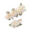 Mini Orchid Flower Hair Clip Cloth Bangs Clip Sweet Fairy Duckbill Clip  Summer