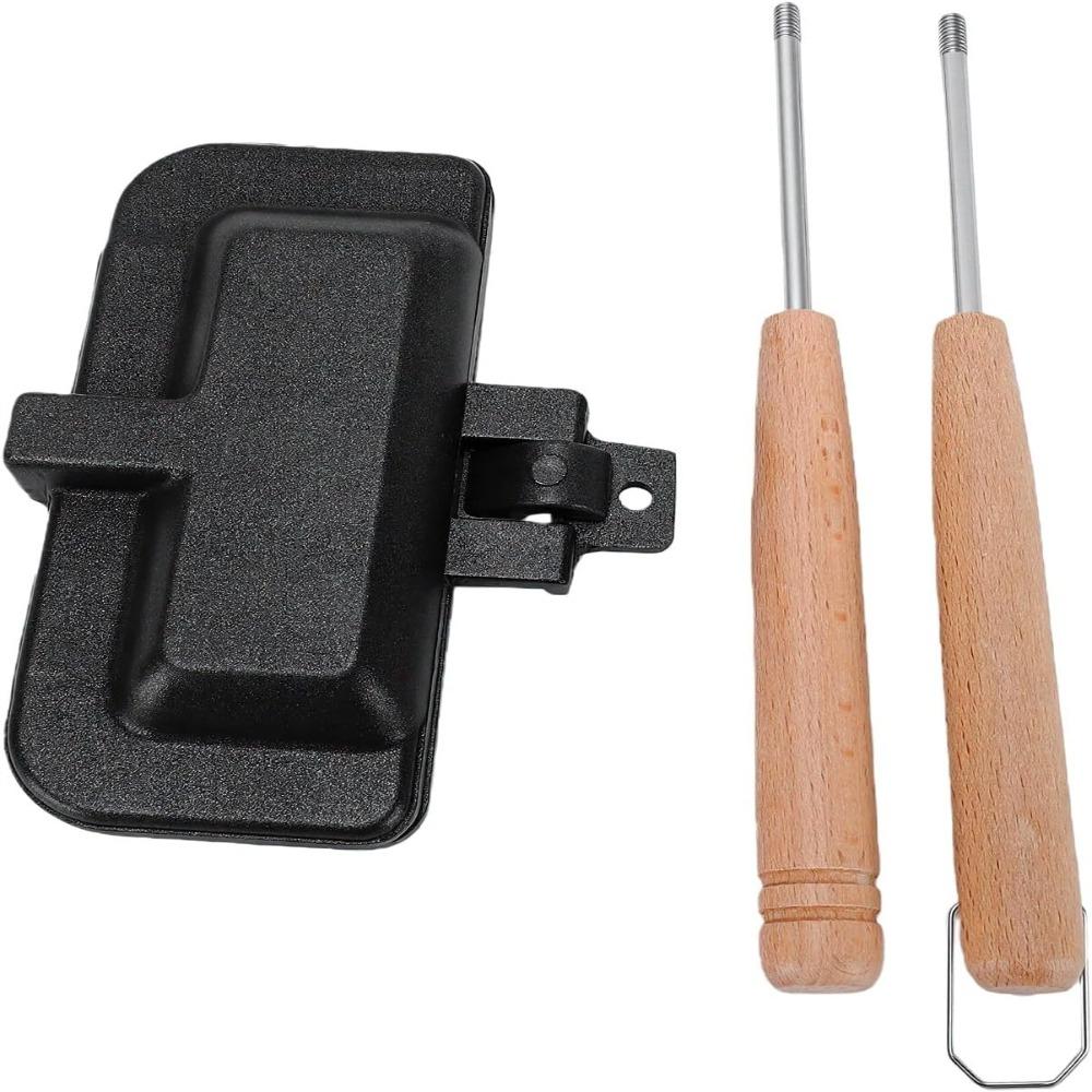 Die Cast Aluminum Toastie Maker Non Stick Coating Panini Press Pancakes Omelets Frittatas Toast