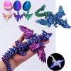 15 см 3D-печатный дракон с подвижными крыльями, подвижные суставы, фиджет-игрушка, вращающийся шарнирный настольный орнамент, игрушка, поделки, подарок
