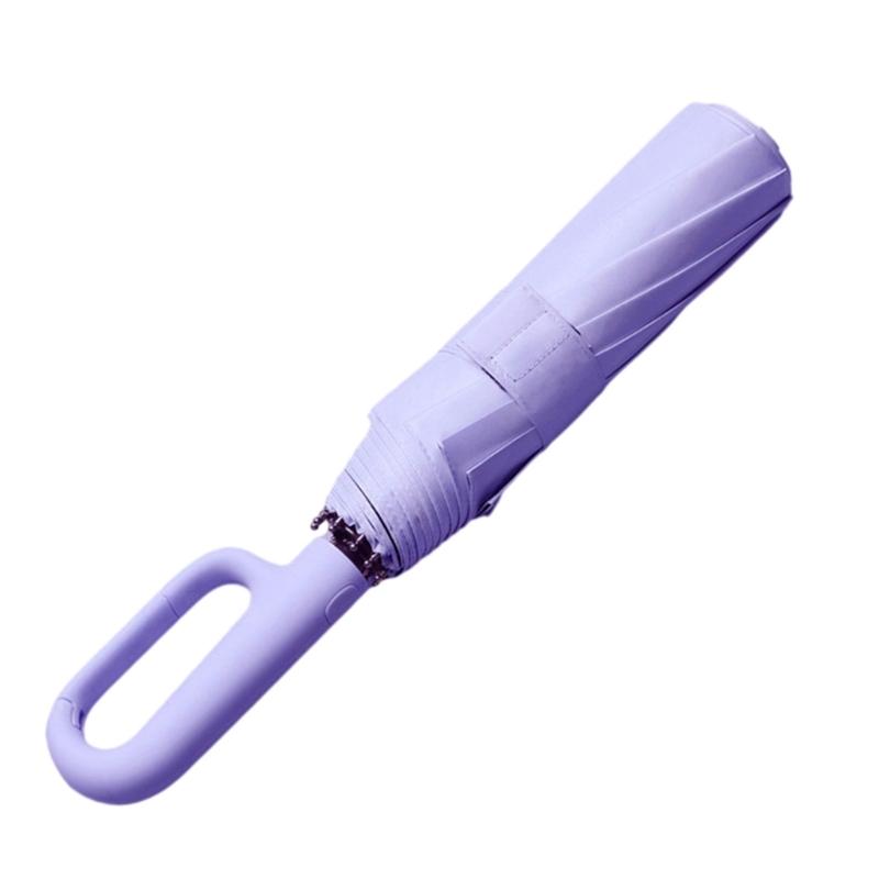 Мини-зонт с положительным/обратным ходом, крепкий для путешествий в дождливую погоду X3UC