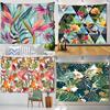 Tropical Plant Palm Leaf Background Cloth Home Wall Decoration Tapestry Office Living Room Tapestry
