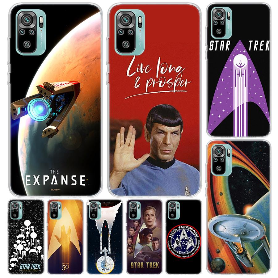 Чехол Star Movie T-Trek для Xiaomi Redmi Note 10 9S 9 8T 8 Pro 7 5 Mi 9T 10T 11T 12T 11 12 Lite 12X A3 A2 A1 Печать Coque