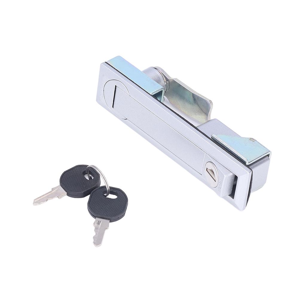 Защелка ручки двери автодома с замком безопасности и 2 ключами, хромированный цинковый сплав для автодома, яхты