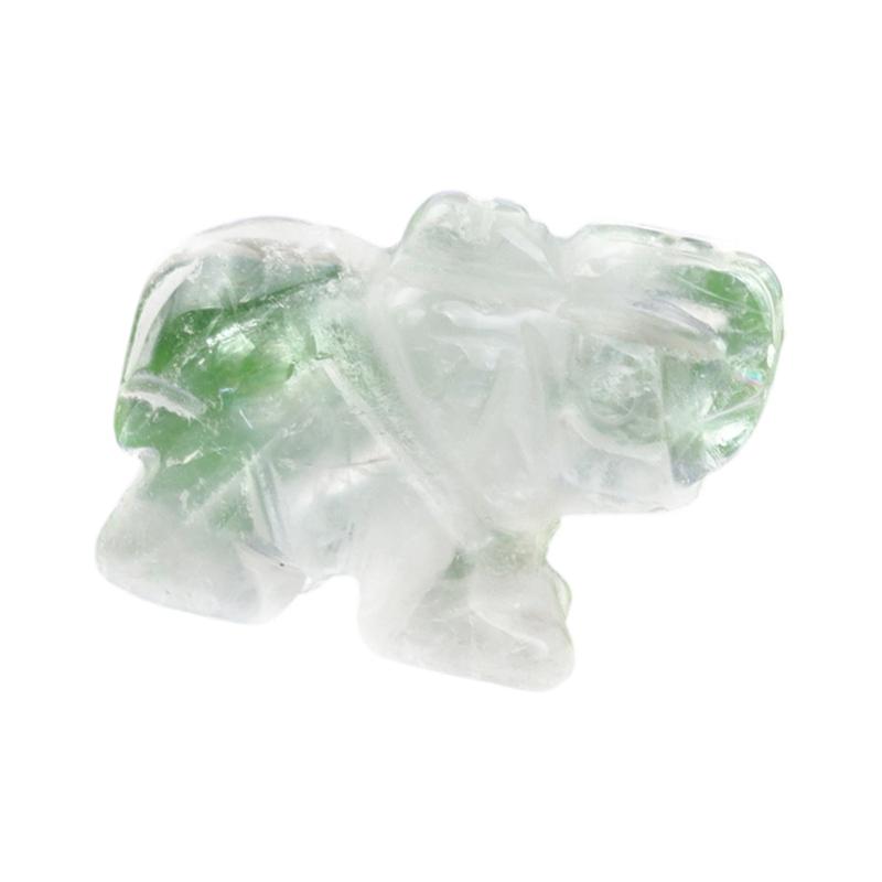 Резные вручную целебные кристаллы, драгоценные камни, статуэтка слона, коллекционные фигурки