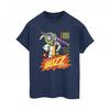 Womens/Ladies Toy Story Buzz Lightyear Space Cotton Boyfriend T-Shirt