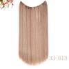 MISS WIG 24 "Невидимая проволока без зажимов для наращивания волос, секретные накладные волосы из рыбьей лески, синтетические прямые волнистые наращивание волос