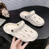 Уличные туфли с отверстиями, мужские и женские одинаковые нескользящие новые тапочки с отверстиями, мужские летние сандалии для вождения из ЭВА