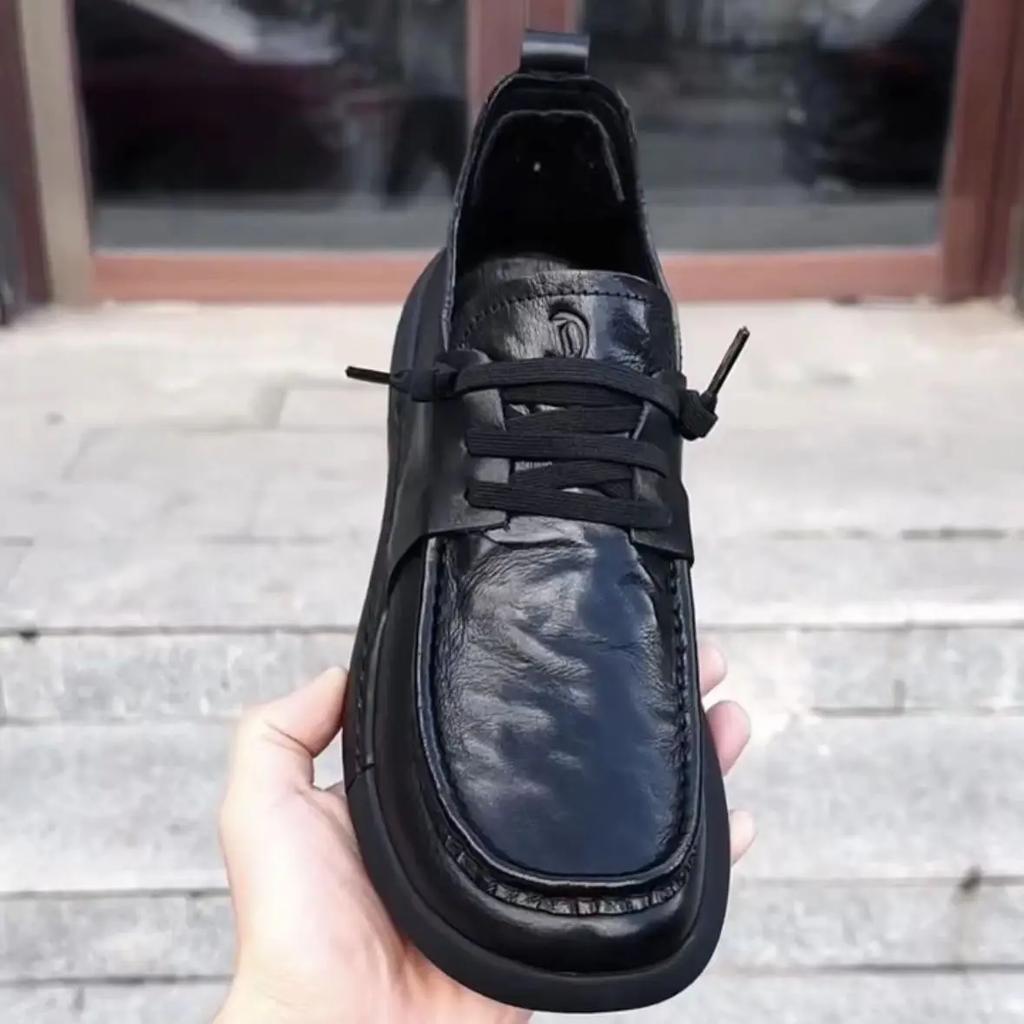 Genuine Leather Casual Shoes for Men Comfortable Men's Business Shoes 2024 New Male Office Dress Shoes Zapatos De Vestir Hombre