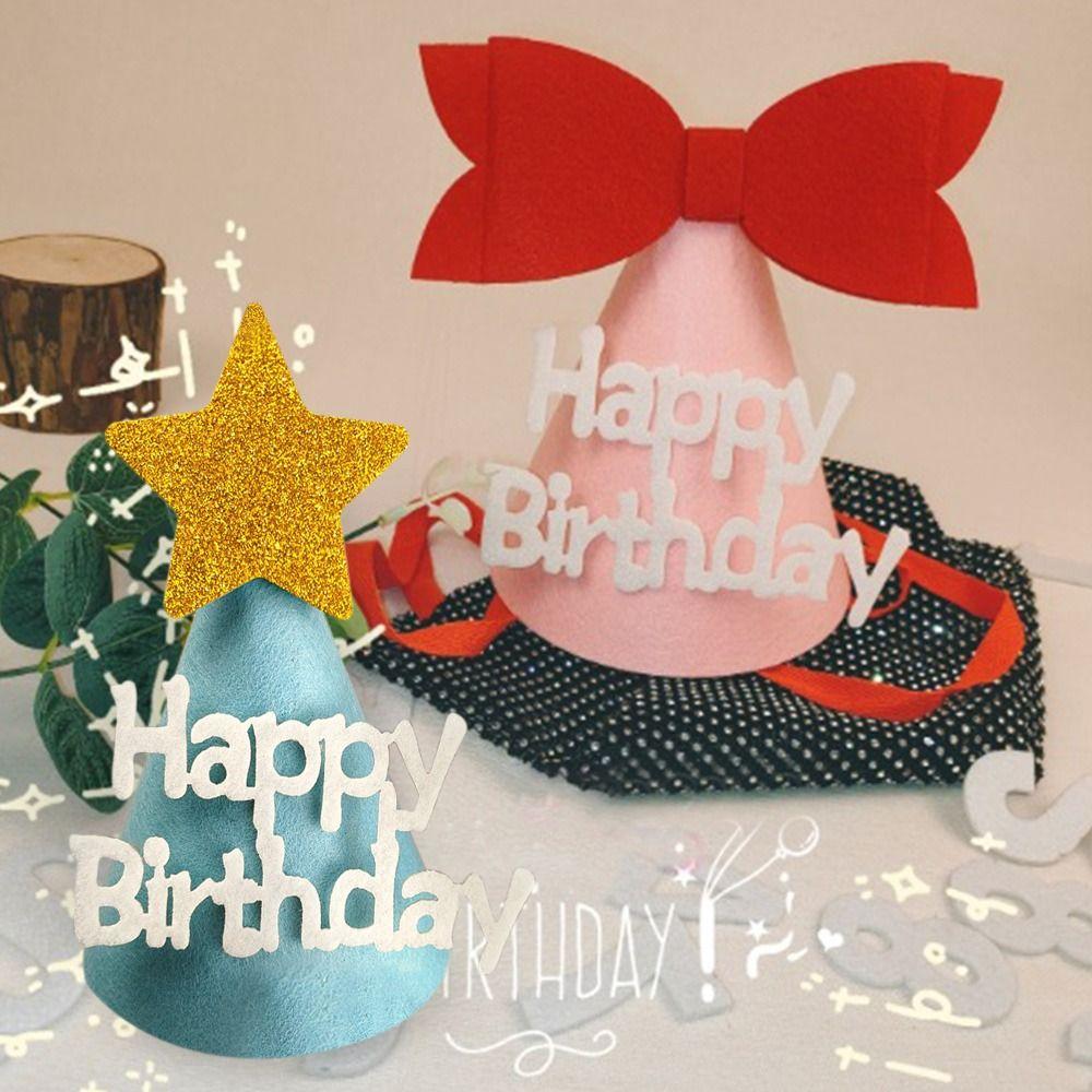 Украшение для торта, головные уборы с днем рождения, милые вечерние шапки с короной на день рождения, аксессуары для вечеринок