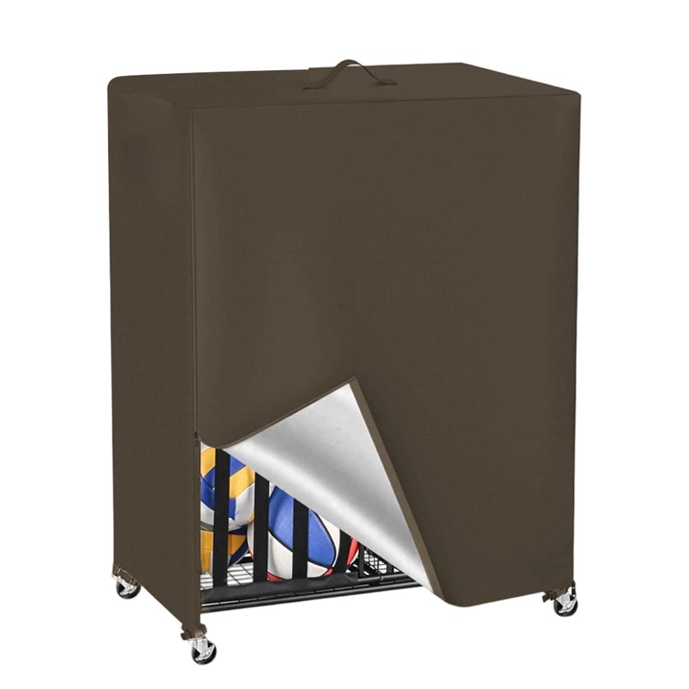 1 шт. Чехол для стойки для баскетбольных мячей 97*46*115см Ткань Оксфорд 420D Чехол-органайзер для спортивного инвентаря для гаража для хранения мячей Чехлы Запчасти