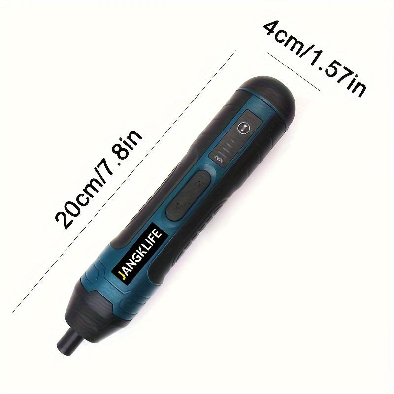 Electric Screwdriver 3.6V, Small Multi-functional Torque Adjustment Straight Handle, Removable Screwdriver with Lithium Battery, for  Phone PC Repair