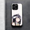 Чехол для телефона Albedo Overlord для iPhone 17 Air 16 E Pro Max 15 14 13 Mini 12 Pro 11 Max Plus Черная стеклянная крышка