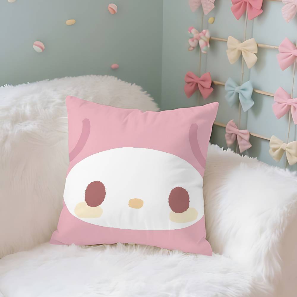 Милый Sanrio Skawaii Чехол Плюшевая Ткань Мягкая Наволочка Двусторонний Принт Чехол для Подушки Домашние Подарки