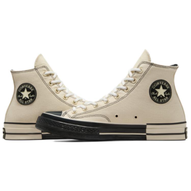 Converse Черные кроссовки унисекс Chuck 70 High Natural цвета слоновой кости кремовые A08188C