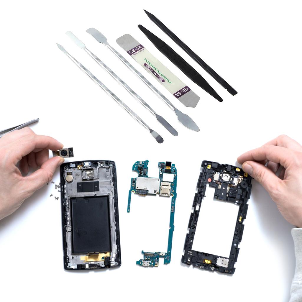 6-in-1 Mobile Phone Repair Tool Kit Spudger Pry Opening Tool Electronics Phone Laptop Tablet Disassemble Repair Tool