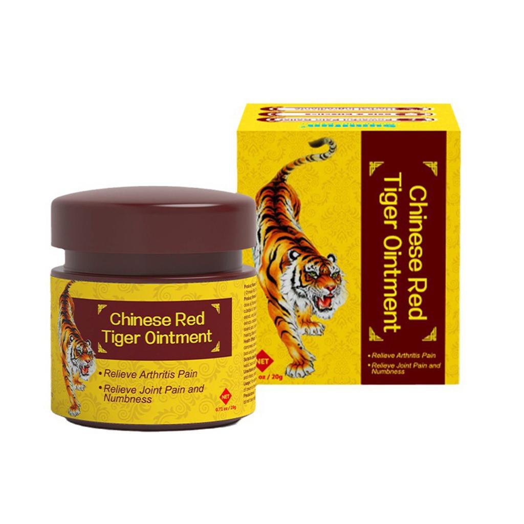 Red Tigers Ointment For Joint Muscle Shoulder Pain Soothing Liquid Dizziness Massage Ointment 20g