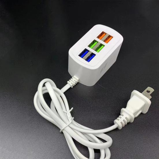 USB-Зарядное устройство Plug-Play 6-портовое USB для мобильного телефона Универсальное многопортовое зарядное устройство Вилка Аксессуары для телефона