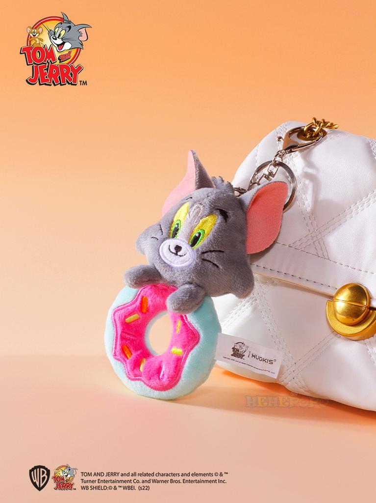 Tom and Jerry Plush Keychains Cosplay Cheese Toast Bagel Cake Jerry Hamburger TOM Lovely Cute Gift Toy Toy