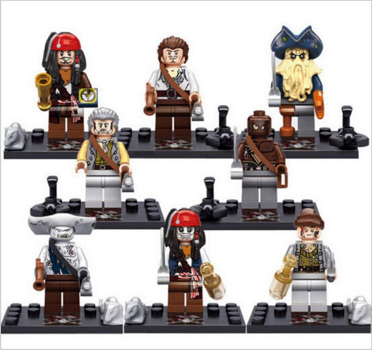KSZ515 KSZ518 KSZ719 KSZ722 Pirate Building Block Figurine Assembly Toy